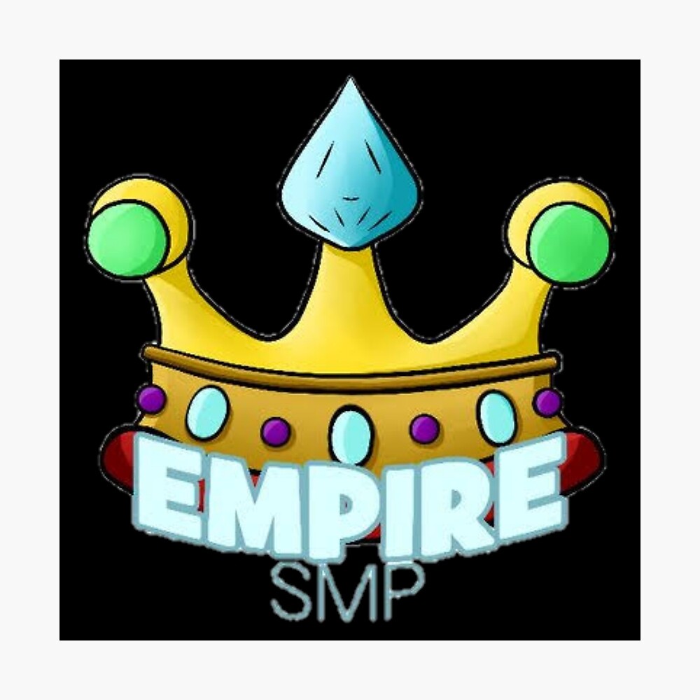 Empires Smp Fanart Logo Minecraft Fan Fiction Poster By Thepodcave Redbubble