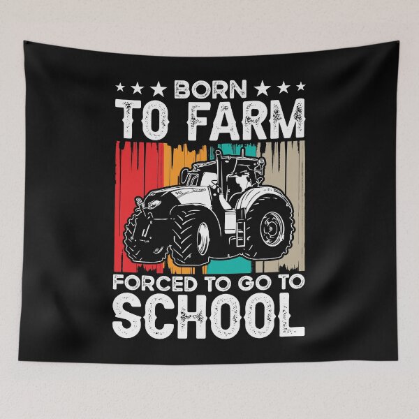 Item preview, Born To Farm Forced To Go To School Shirt, Future Farmer Shirt, Farming Shirt, Farm Tractor Shirt, Farm Shirt, Gift For Farmer, Farmer Gift designed and sold by aymob.