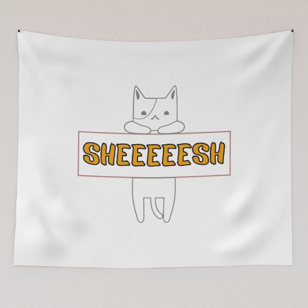 Item preview, Sheeeeesh Cat - Animal Typography designed and sold by Digitalme Designs.