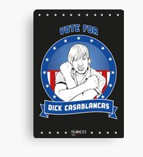Vote for Dick Casablancas Canvas Print