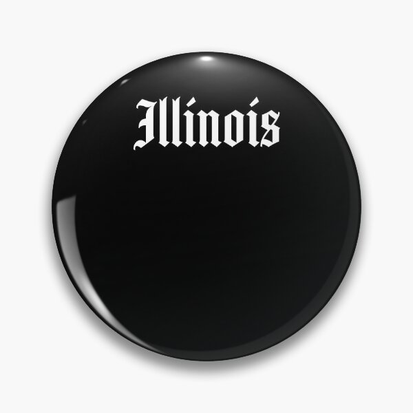 Item preview, Illinois IL USA Midwest Cool Vintage Font designed and sold by SuperFreshArt.
