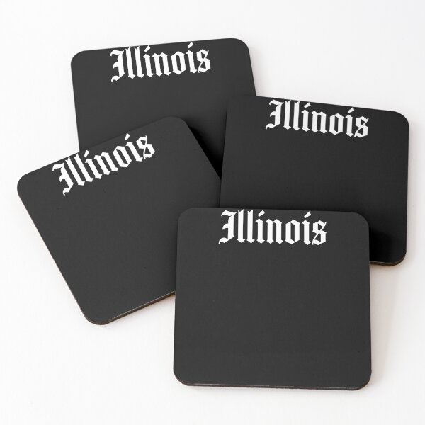 Item preview, Illinois IL USA Midwest Cool Vintage Font designed and sold by SuperFreshArt.