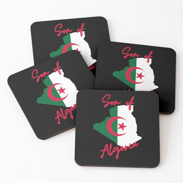 Item preview, Son of Algeria Map Flag designed and sold by NovawayDirect.