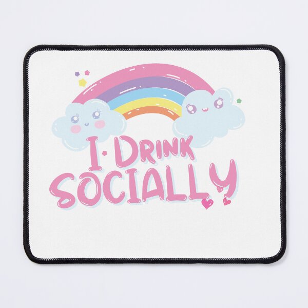 Item preview, I DRINK SOCIALLY, Classic T-shirt  designed and sold by dirlkhiat.