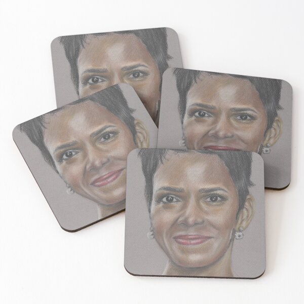 Item preview, Portrait of Halle Berry designed and sold by Rockberry.