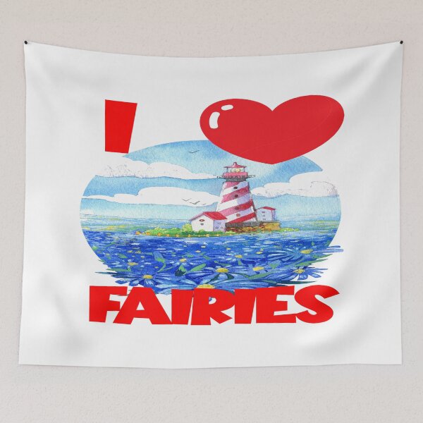 Item preview, I Love fairies - Fairy Lighthouses designed and sold by davidmurtagh.