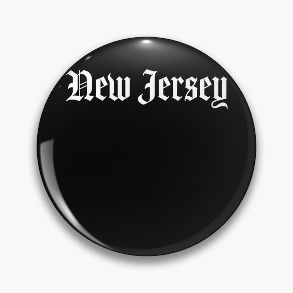 Item preview, New Jersey NJ USA Cool Vintage Font designed and sold by SuperFreshArt.