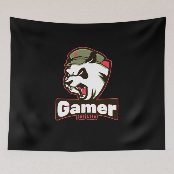 Item preview, Gamer for Life with Aggressive Panda designed and sold by PRIVARSHU.