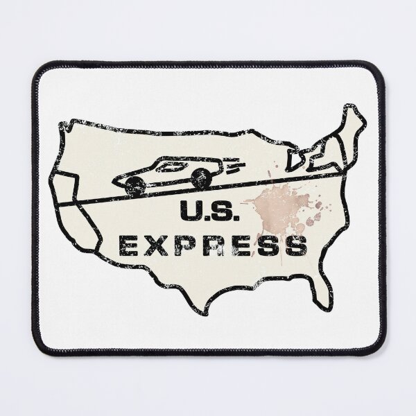 Item preview, Distressed US Express Road Race designed and sold by RedFirecracker.