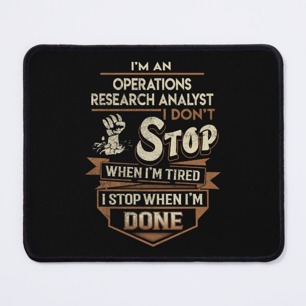 Item preview, Operations Research Analyst T Shirt - I Stop When Done Job Gift Item Tee designed and sold by paneczkopat.