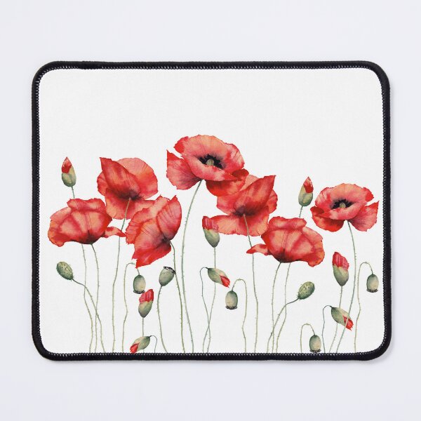Item preview, Red poppies painting designed and sold by InnaPatiutko.