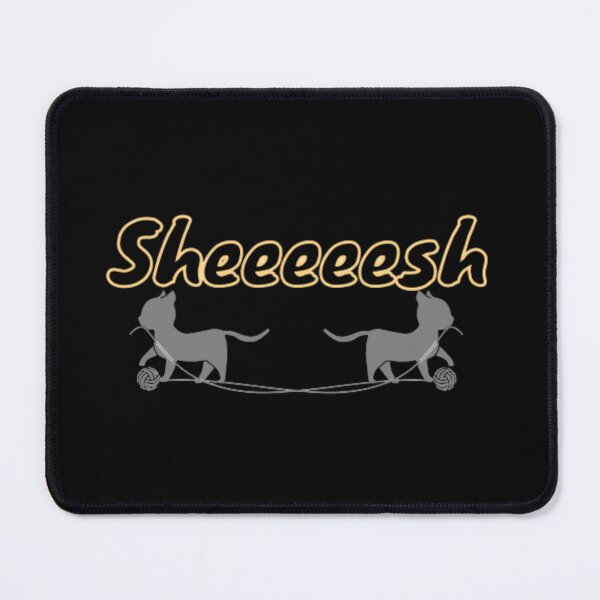 Item preview, Sheeeeesh 2 Cats - Animal Typography designed and sold by Digitalme Designs.