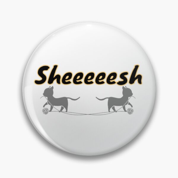 Item preview, Sheeeeesh 2 Cats - Animal Typography designed and sold by Digitalme Designs.