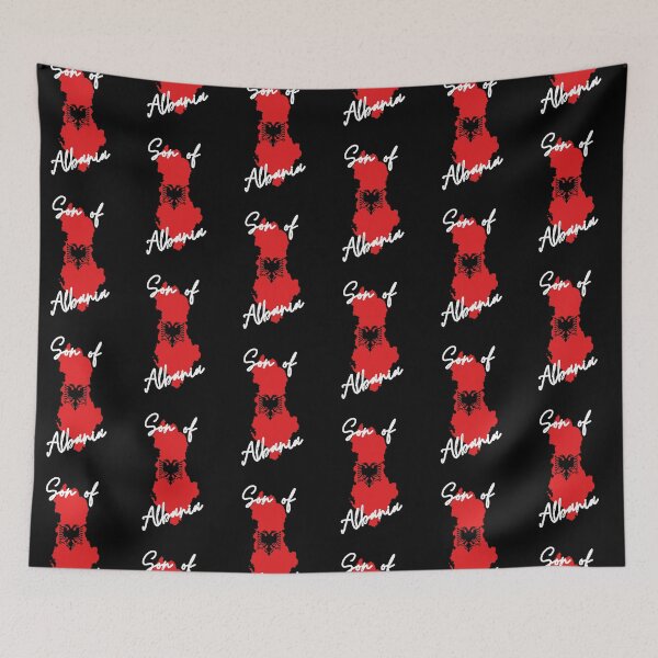 Item preview, Son of Albania Map Flag designed and sold by NovawayDirect.