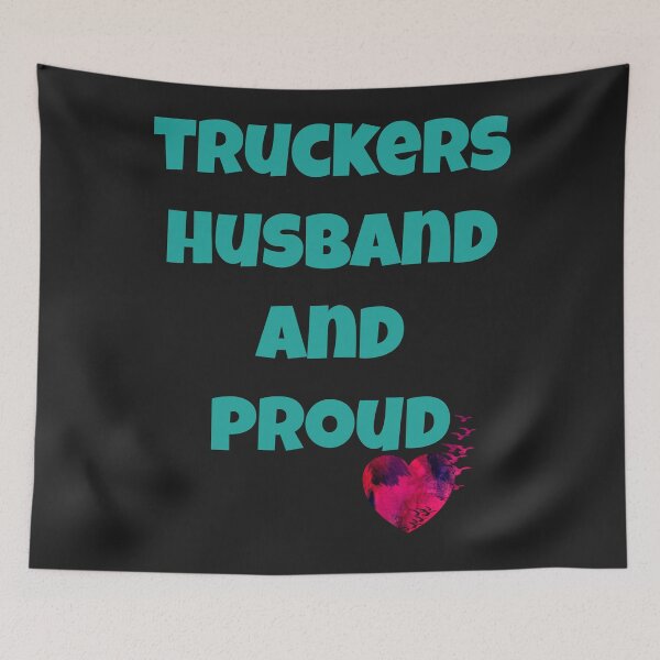 Item preview,  Truckers husband and proud designed and sold by Areashor.