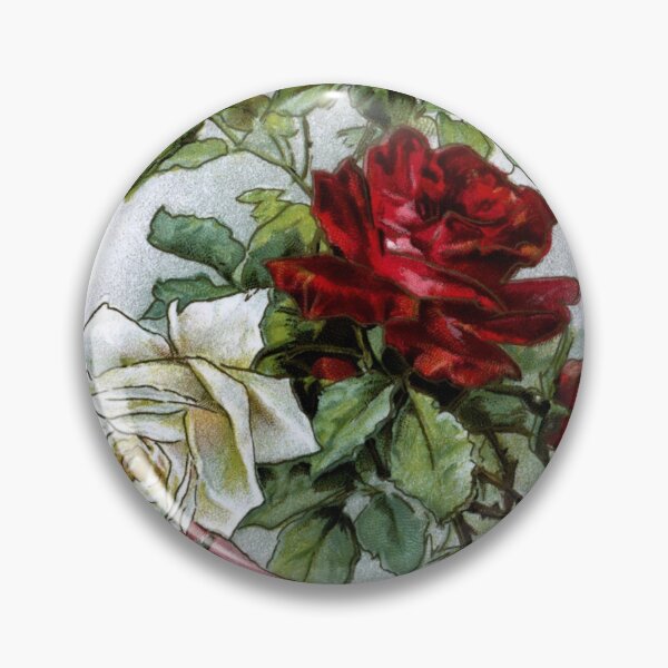 Item preview, Vintage Roses Red Floral designed and sold by SaraValor.