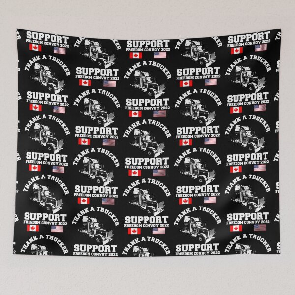 Item preview, Freedom Convoy 2022 In Support of Canadien & USA Truckers designed and sold by CharJens.