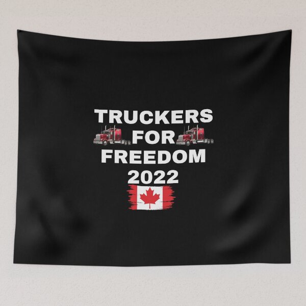 Item preview, Truckers for Freedom Canada Trudeau Support Convoy designed and sold by Angees.
