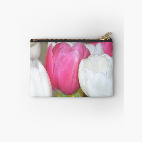 Item preview, We Can Grow Tulips Pink and White Tulips designed and sold by Jenie Yolland.