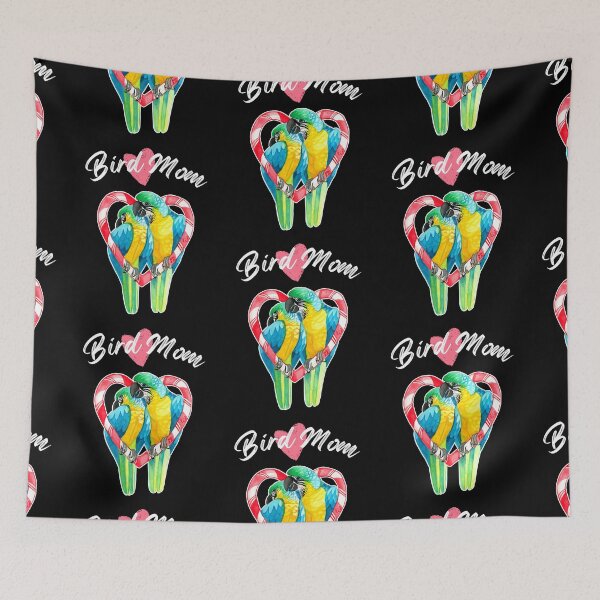 Item preview, Parrot Bird Mom - Macaw Watercolor designed and sold by Ivy Lily Art.
