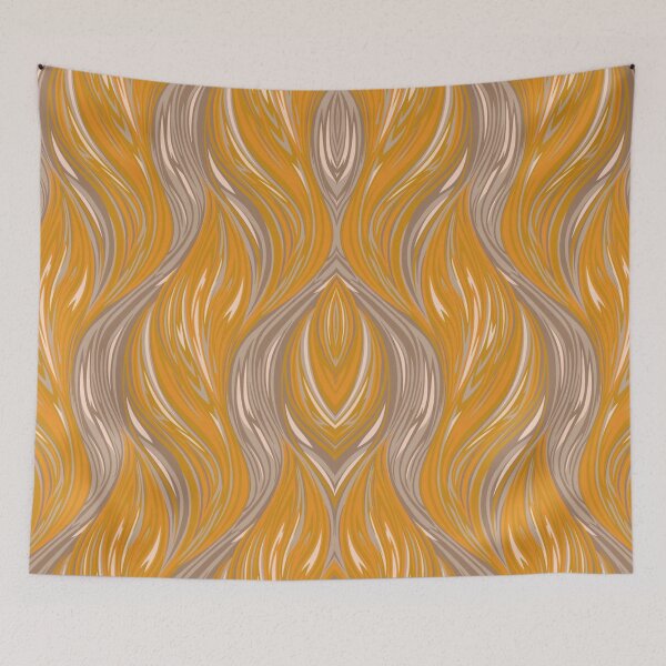 Item preview, ocher waves1 designed and sold by Adeodunfaart.
