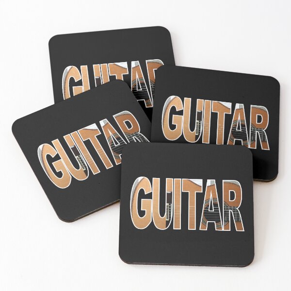 Item preview, Guitar Text Art No 2 - Guitar designed and sold by 10PercentTees.