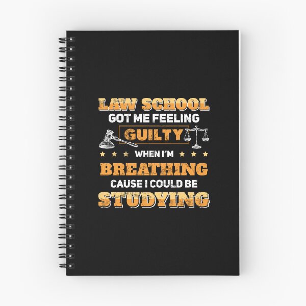 Item preview, Lawschool Got Me Feeling Guilty Funny Lawyer Student designed and sold by StrongShirts.