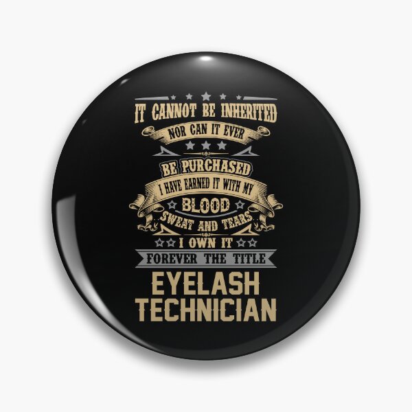Item preview, Eyelash Technician T Shirt - Forever The Title Job Gift Item Tee designed and sold by celiagomez456.