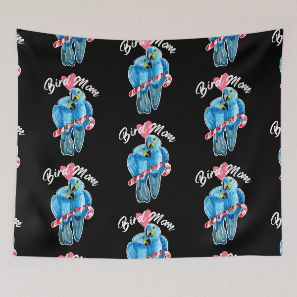 Item preview, Parrot Bird Mom - Hyacinth Macaw Watercolor designed and sold by Ivy Lily Art.