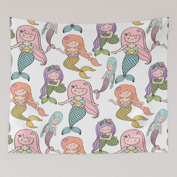 Item preview, mermaids pattern designed and sold by virillanissa.