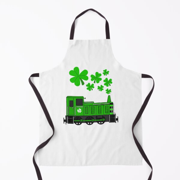Item preview, St. Patrick's Day Train Diesel Shunter Railroad Enthusiast designed and sold by doodlerob.