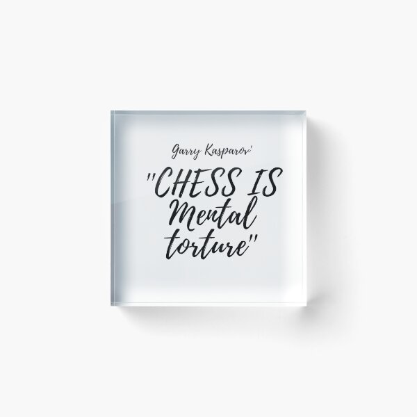 Item preview, Chess is mental Torture designed and sold by ChessPoker.