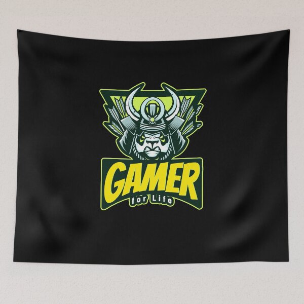 Item preview, Gamer for Life with Panda Samurai designed and sold by PRIVARSHU.