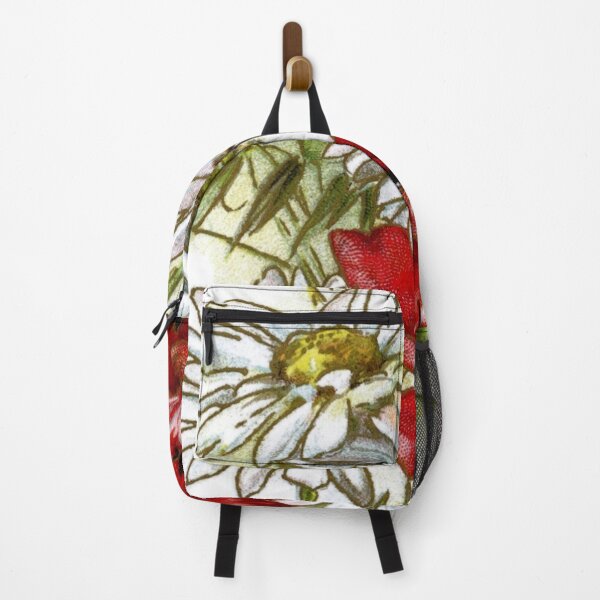 Item preview, Vintage Floral Daisies and Poppies designed and sold by SaraValor.