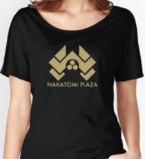 A distressed version of the Nakatomi Plaza symbol Women's Relaxed Fit T-Shirt