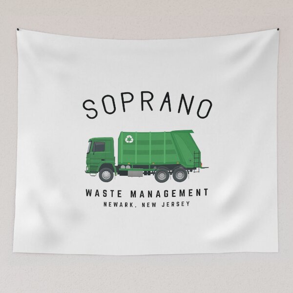 Artikelvorschau, Sopran Waste Management Newark New Jersey entworfen und verkauft von The Junto Shop.