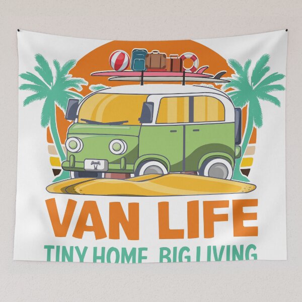 Item preview, van life tiny home big living designed and sold by naturehikers.
