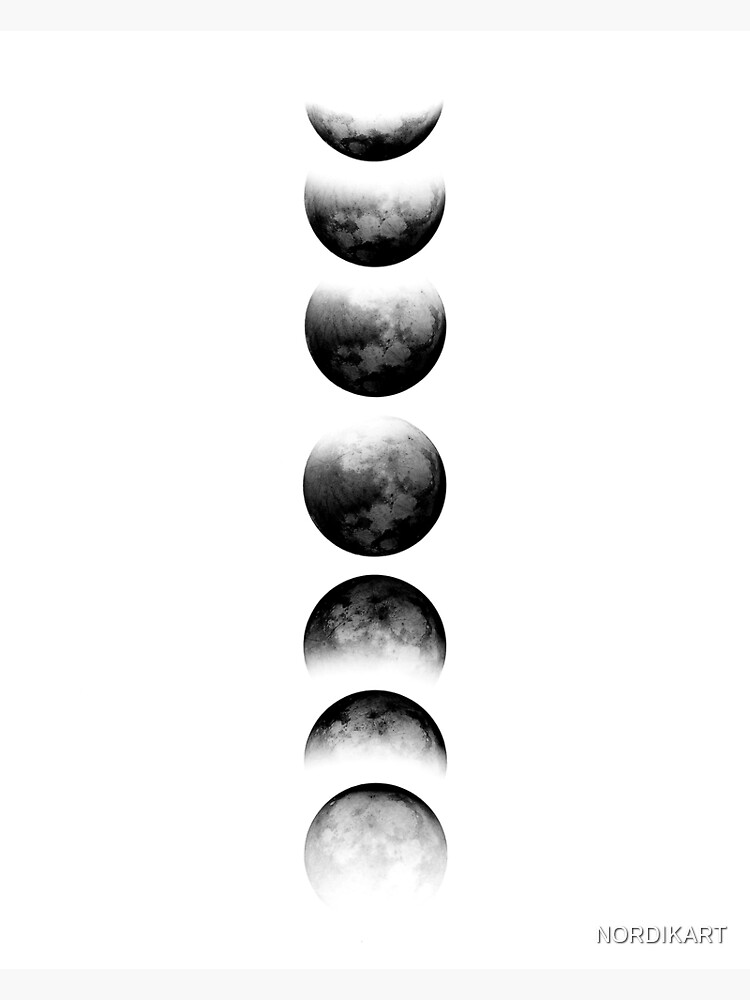  Custom Lunar Phase Art, Custom Moon Print, Moon Poster