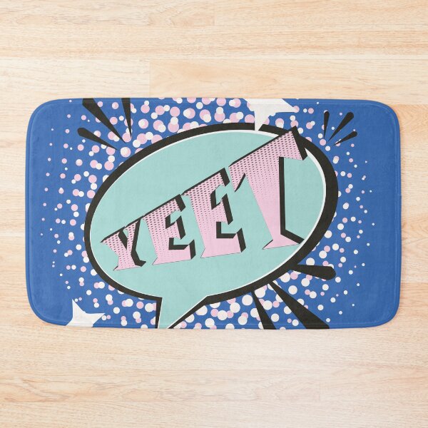 Item preview, YEET Comic Speech Bubble Funny Meme Blue and Pink designed and sold by Missing In Art.