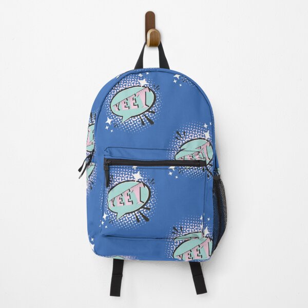 Item preview, YEET Comic Speech Bubble Funny Meme Blue and Pink designed and sold by Missing In Art.