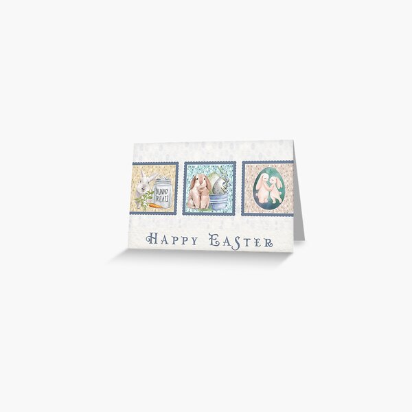 Item preview, Happy Easter - Watercolour Easter Bunny Stamps designed and sold by Simply Celebrated Milestones.