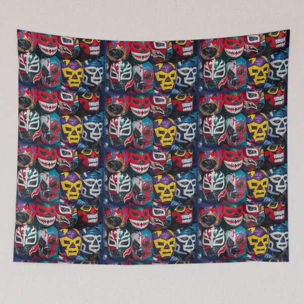 Item preview, Mexican Wrestling Masks designed and sold by Mindful-Designs.