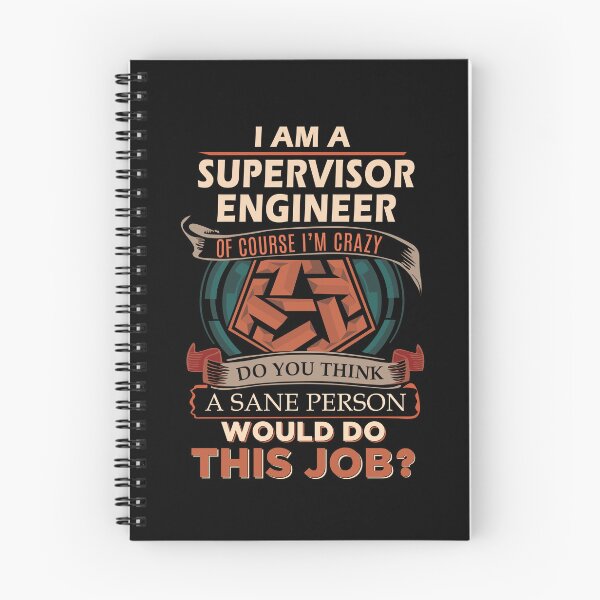 Item preview, Supervisor Engineer T Shirt - Sane Person Job Gift Item Tee designed and sold by vonnie38uo.