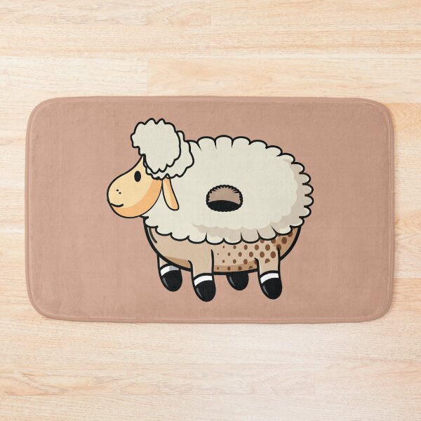 Item preview, Sheep donut with wool designed and sold by Donutlovers.