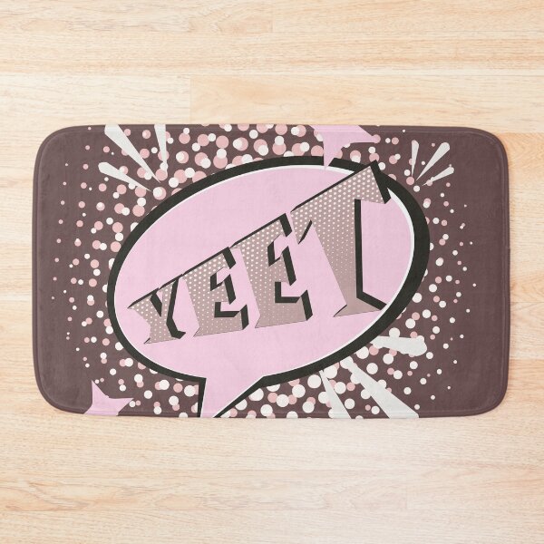 Item preview, YEET Comic Speech Bubble Funny Meme Brown and Pink designed and sold by Missing In Art.