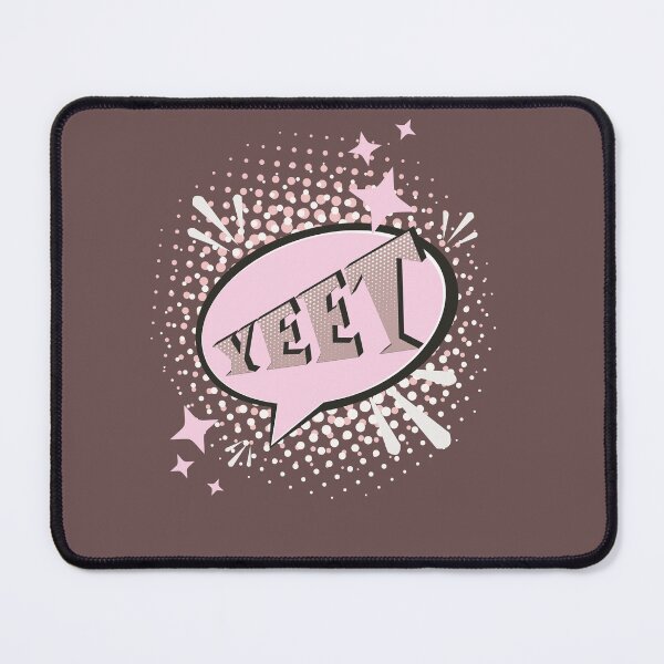 Item preview, YEET Comic Speech Bubble Funny Meme Brown and Pink designed and sold by Missing In Art.