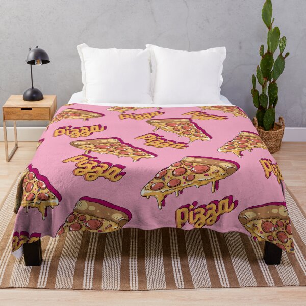 Item preview, Copy of The pepperoni pizza pattern (pink background) designed and sold by MinimalAnGo.