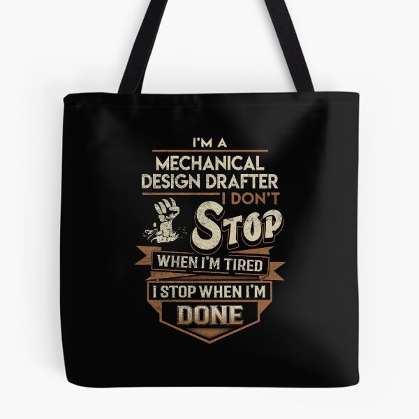 Item preview, Mechanical Design Drafter T Shirt - I Stop When Done Job Gift Item Tee designed and sold by paneczkopat.