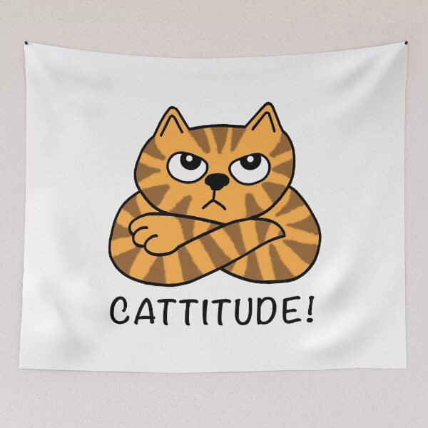 Item preview, Cattitude! designed and sold by Scat the cat.