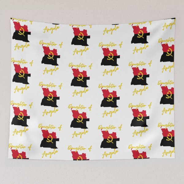 Item preview, Daughter of Angola Map Flag designed and sold by NovawayDirect.